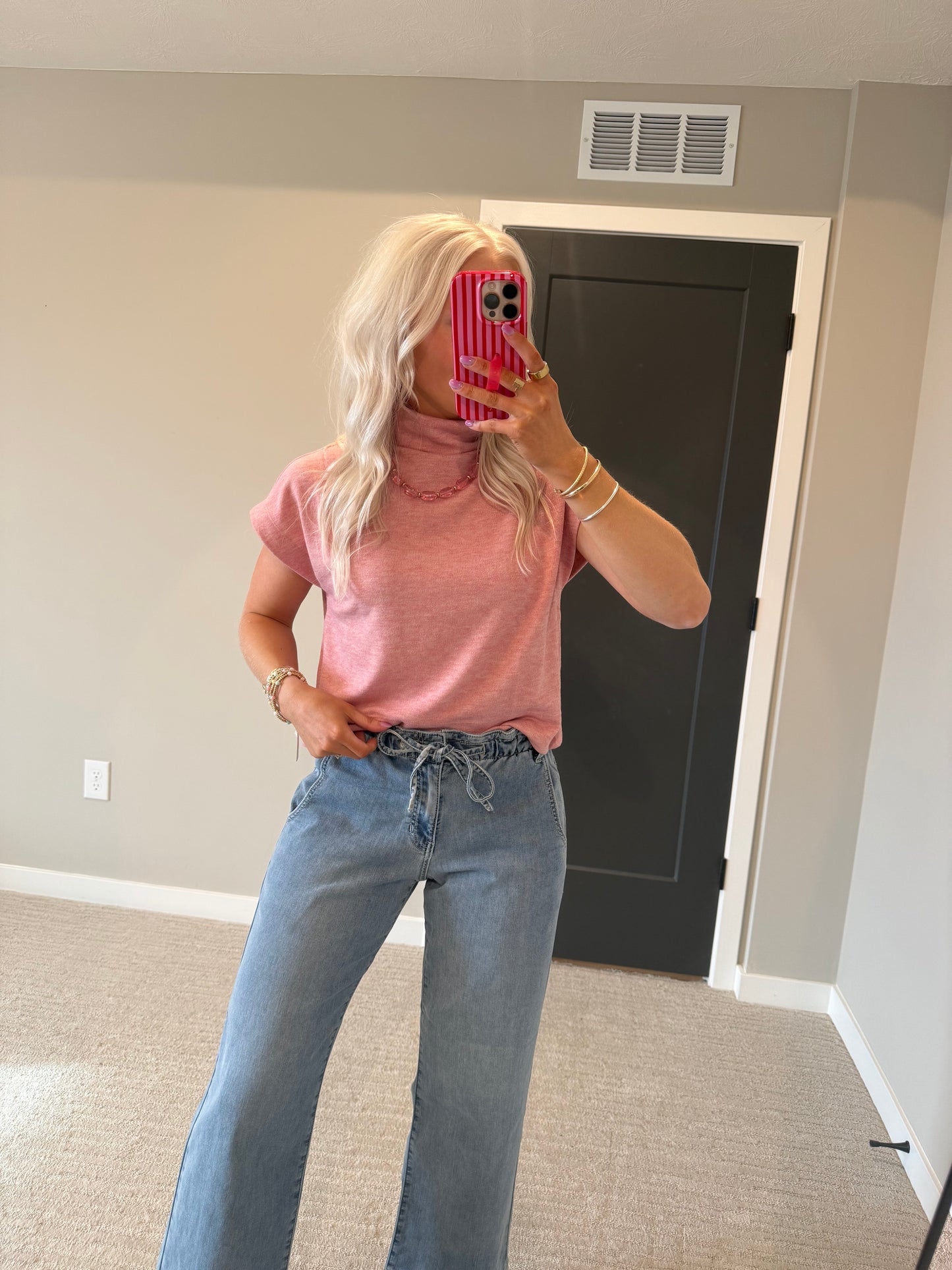 Ollie Mock-neck Top
