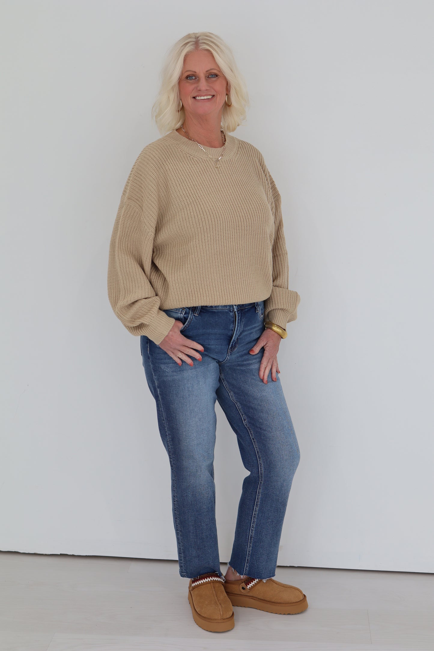 Iced Carmel Sweater Top