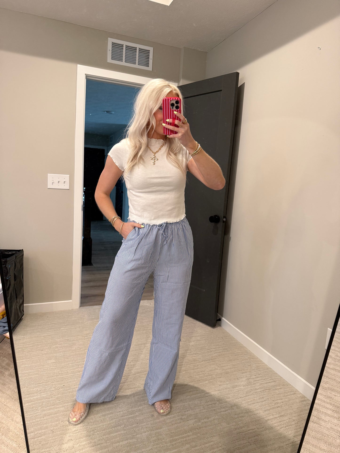 Sadie Seersucker Pant