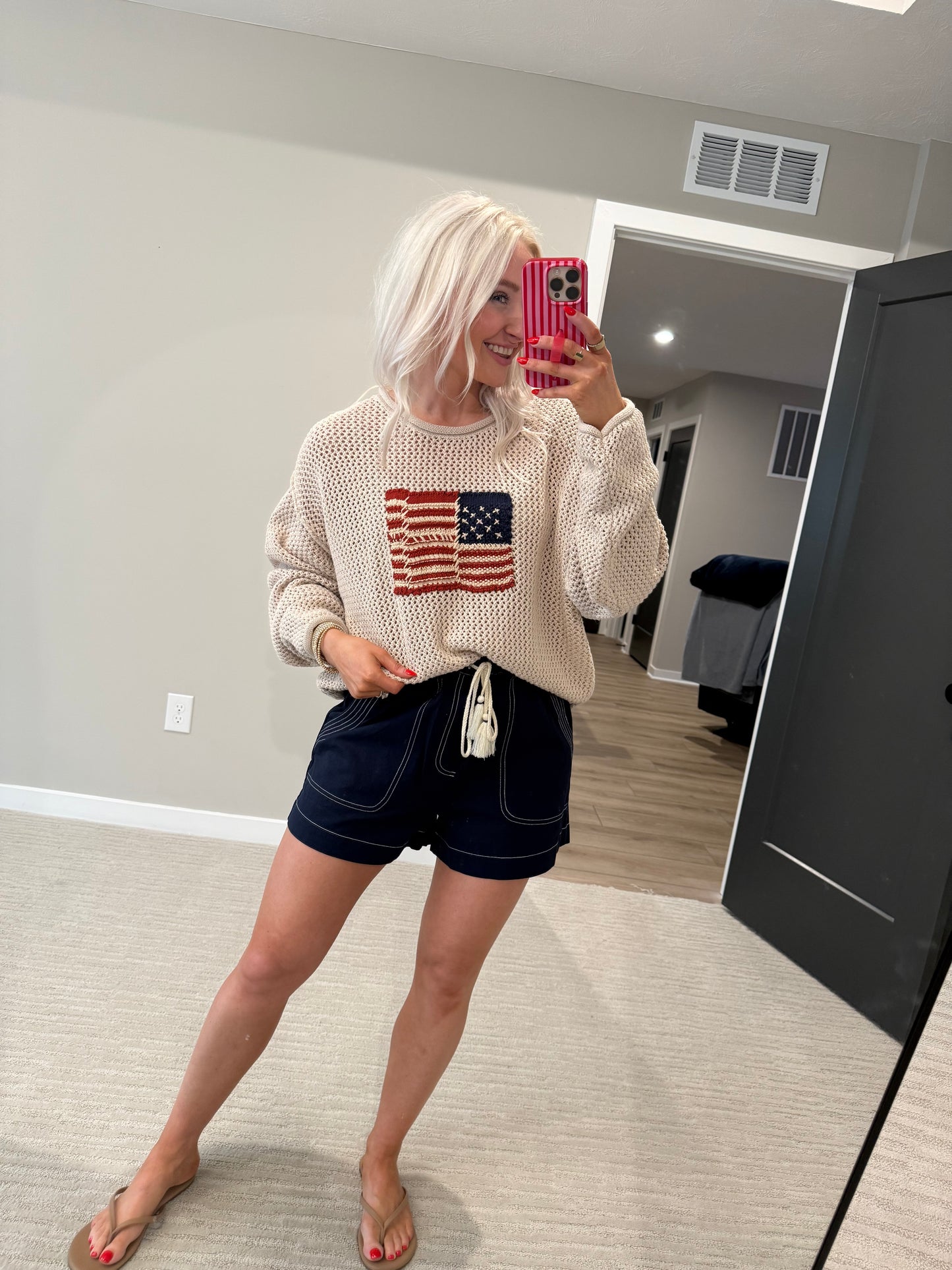 All American Crochet Top