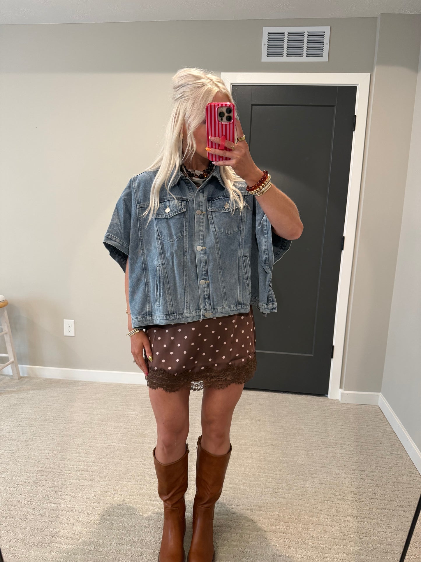 Dally Denim Cape