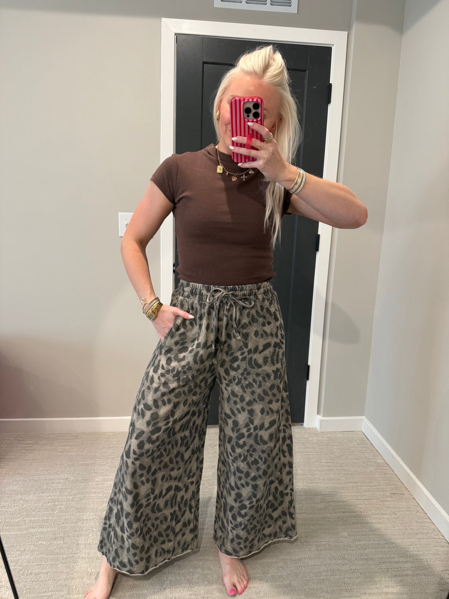 Darla Chocolate Knit Tee
