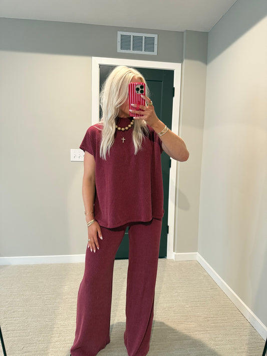Autumn Lane Ribbed Set
