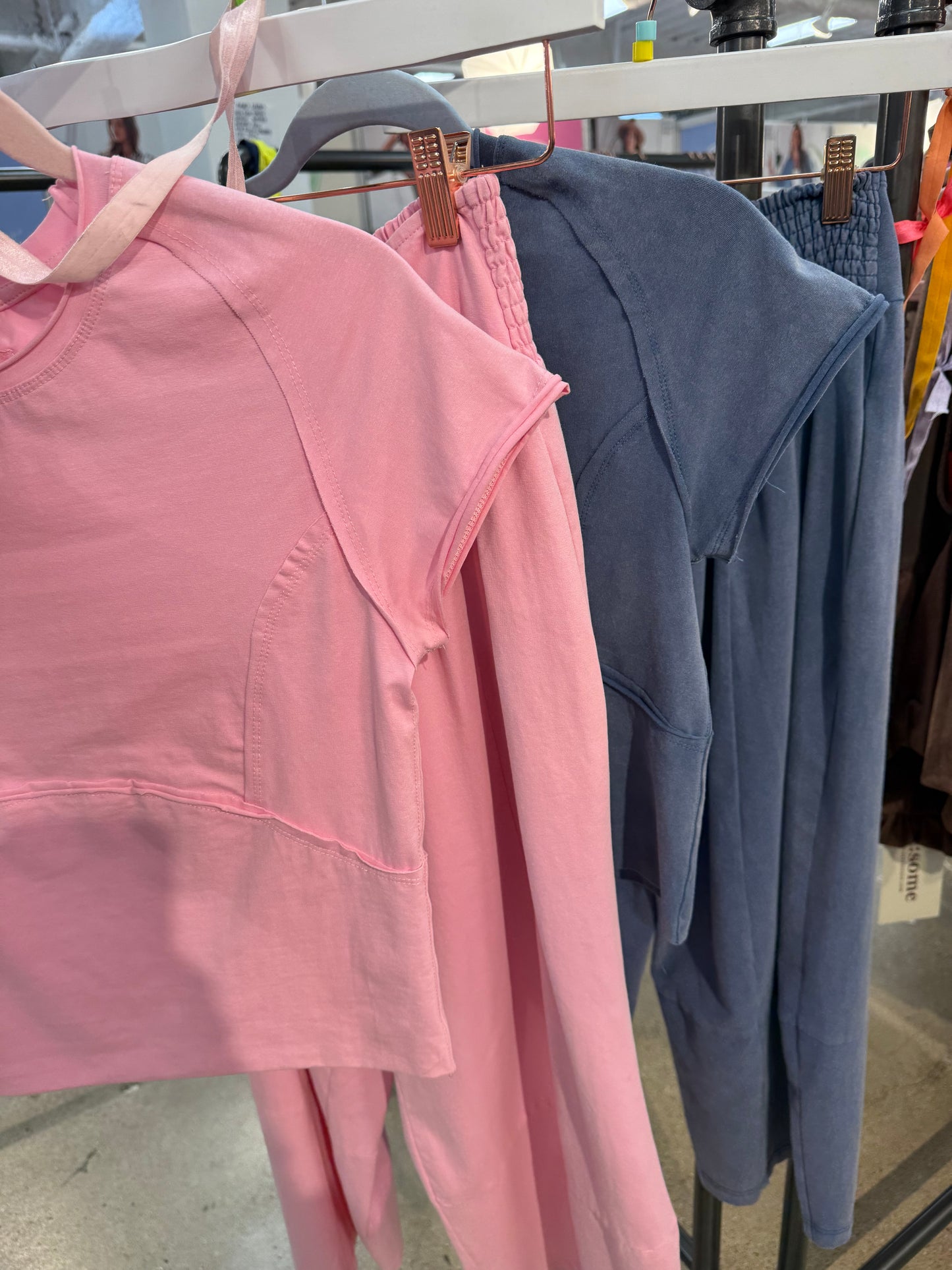 Short Sleeve Hot Shot Acid Washed Set