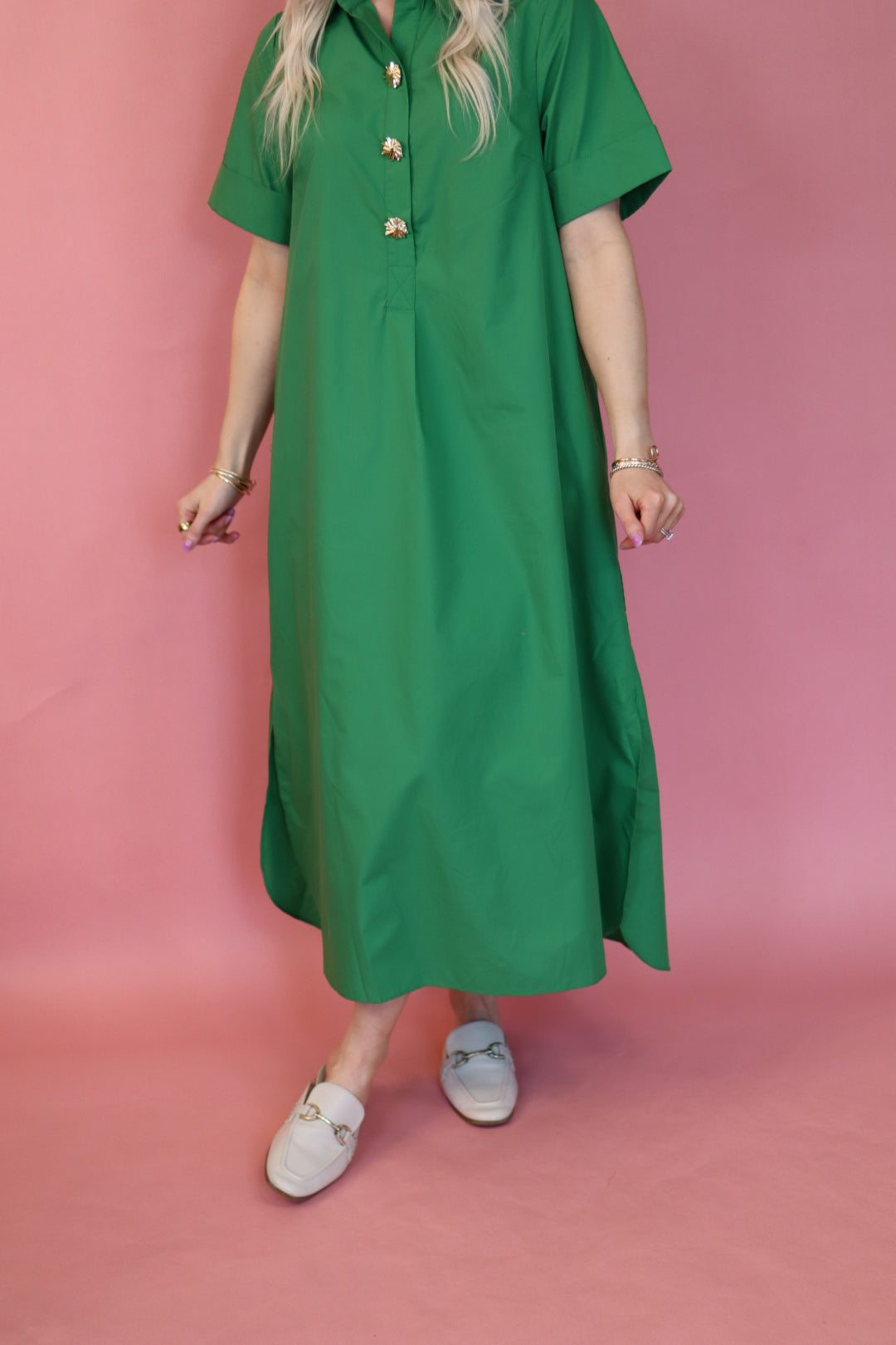 Goldie Green Maxi