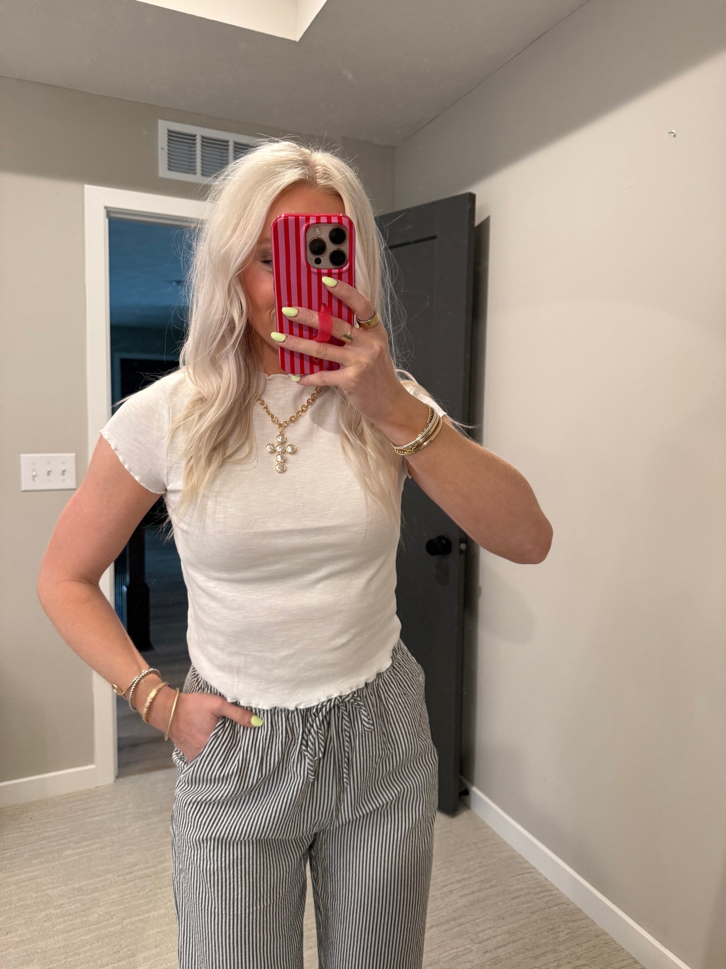 Sweet Whisper Ruffle Tee