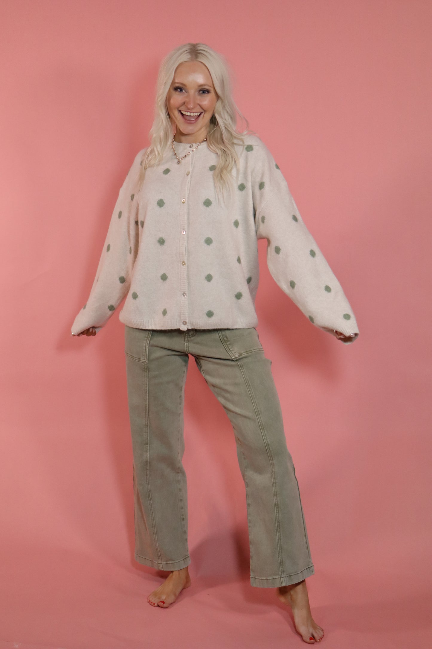 Sage Utility Denim Pant