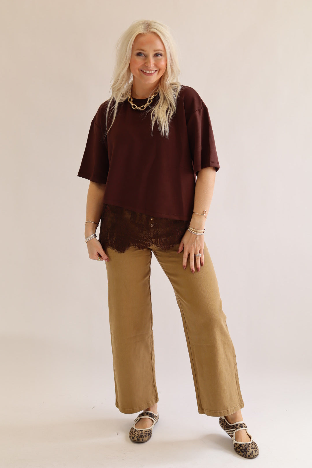 Connor Gold Button Denim