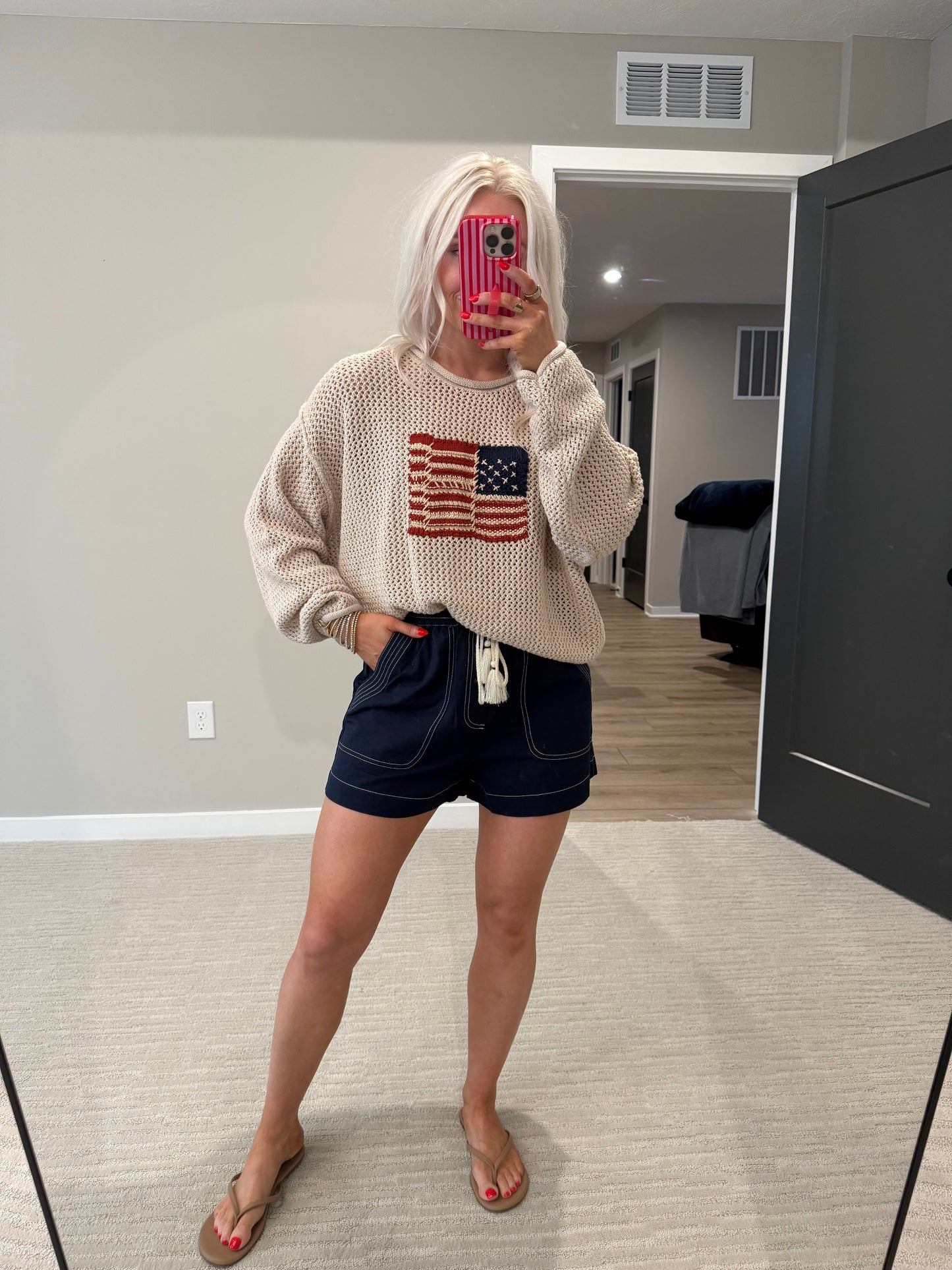 All American Crochet Top