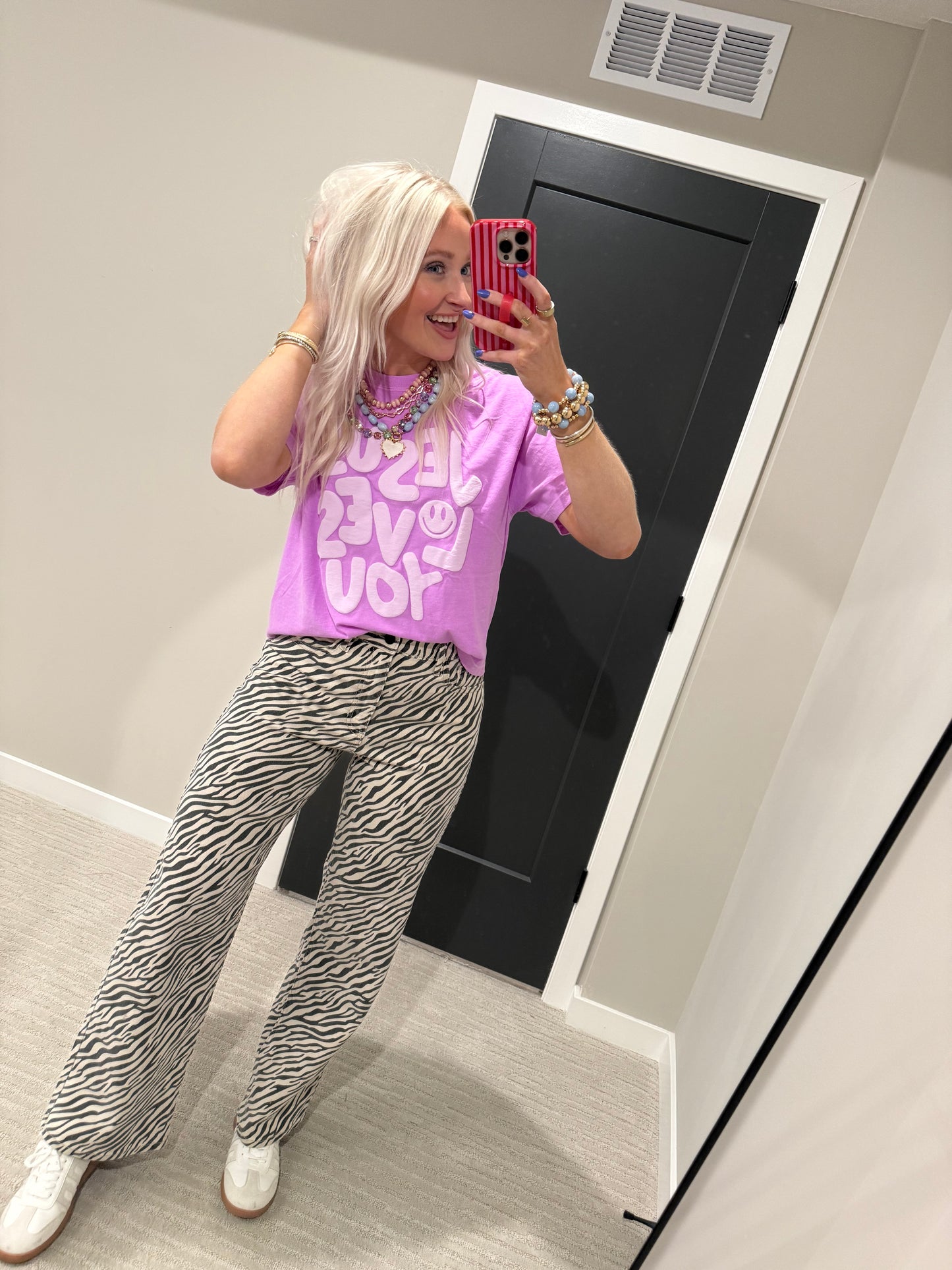 Zebra Straight Denim