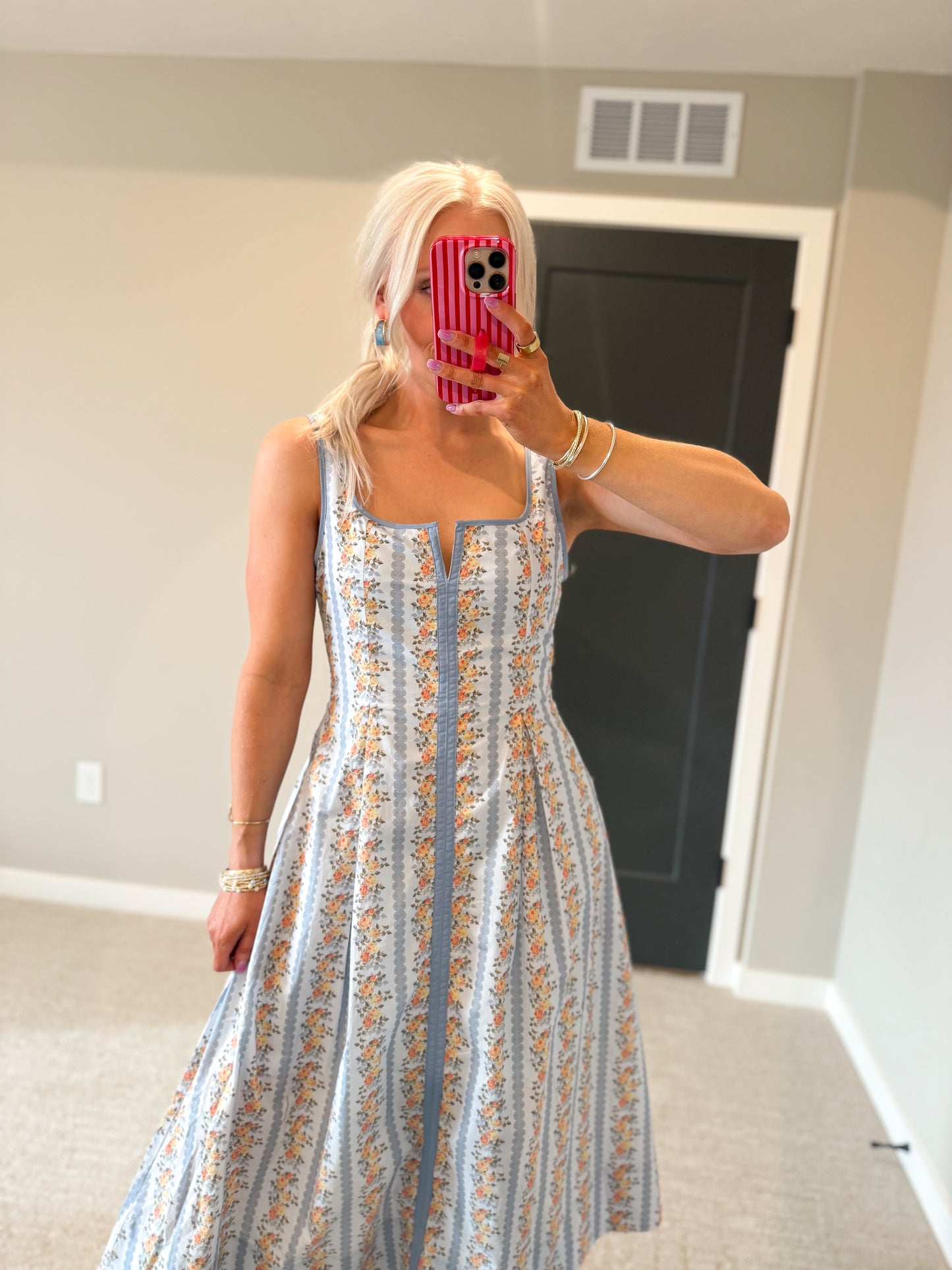 Eloise Lt. Blue Midi
