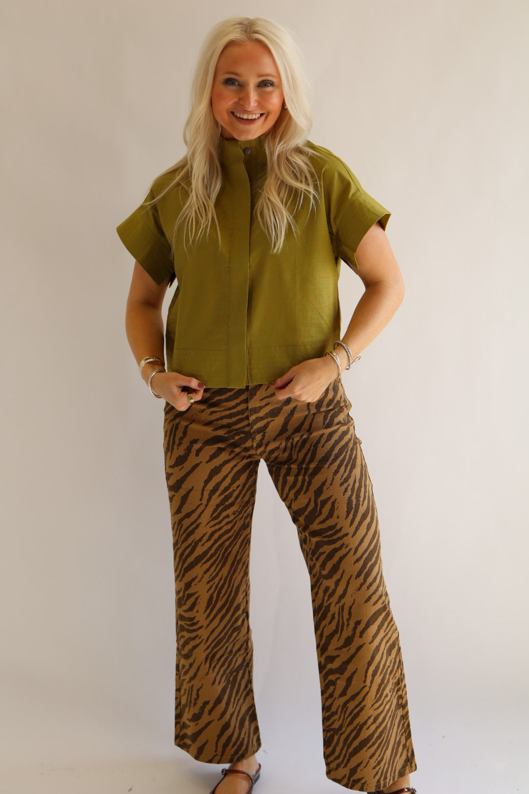 Zebra Denim Pant