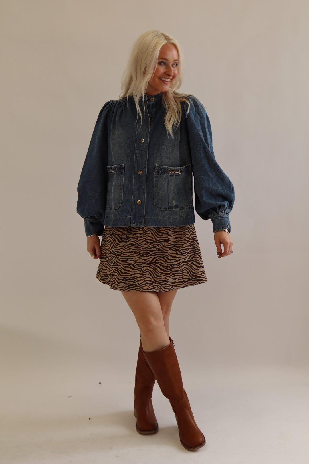 Dillion Denim Horsebit Jacket