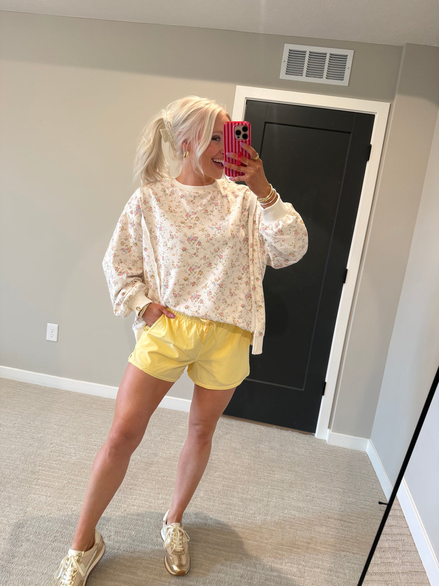 Yellow Glow Finish Line Short