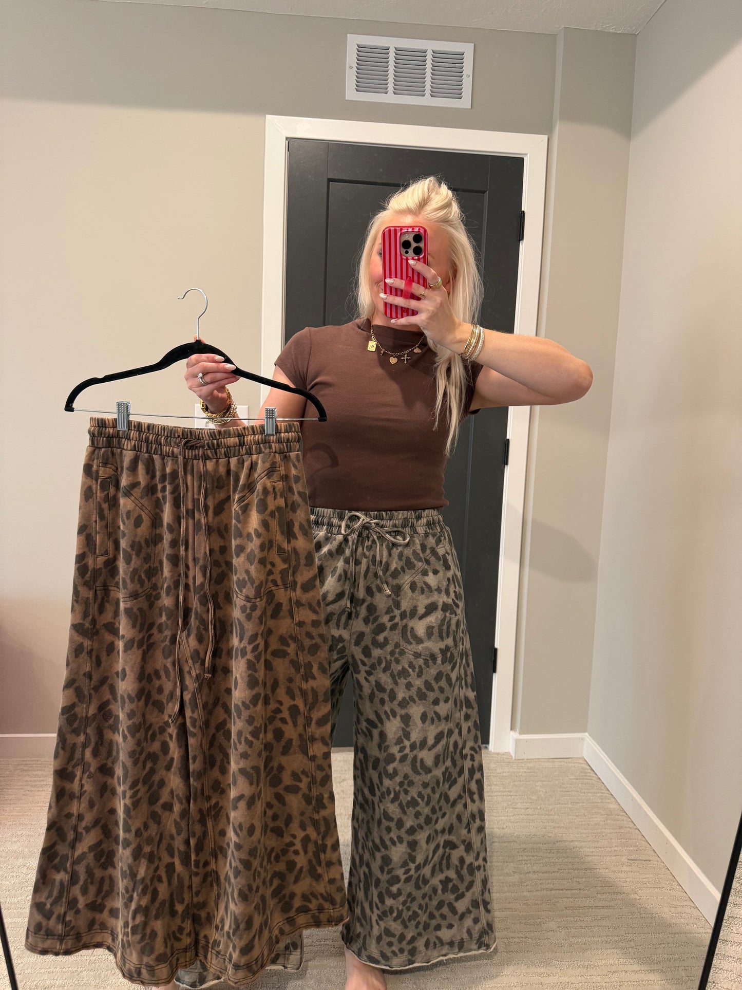 Leopard Ellie Easel Pant