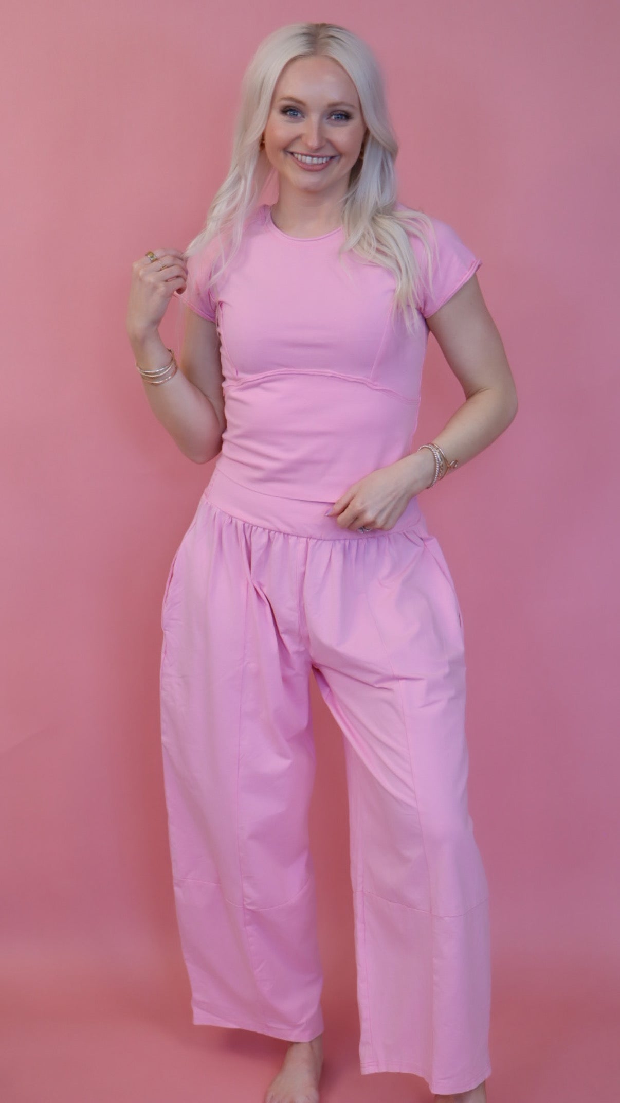 Short Sleeve Hot Shot Acid Washed Set