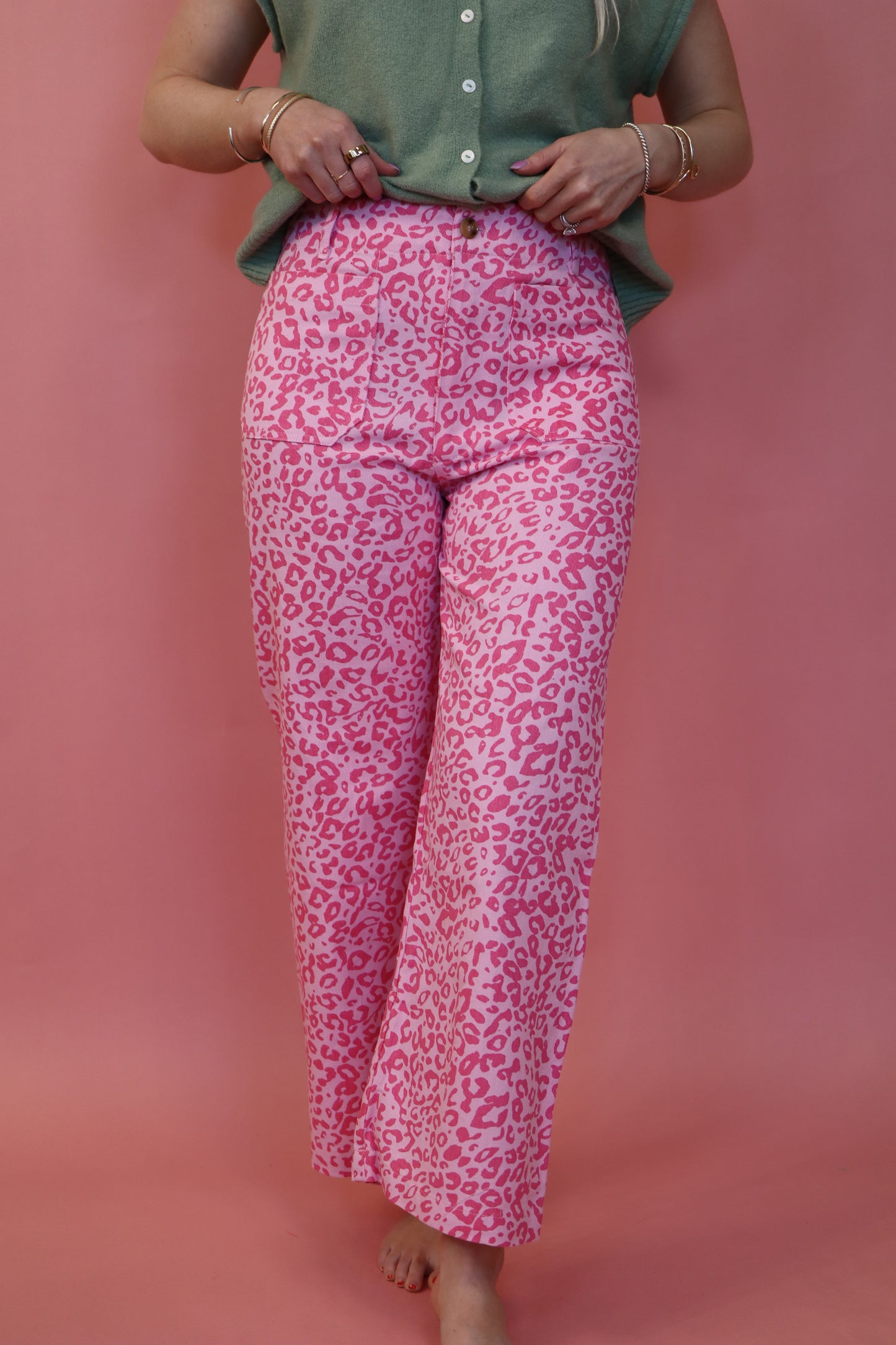 Lola Leopard Denim