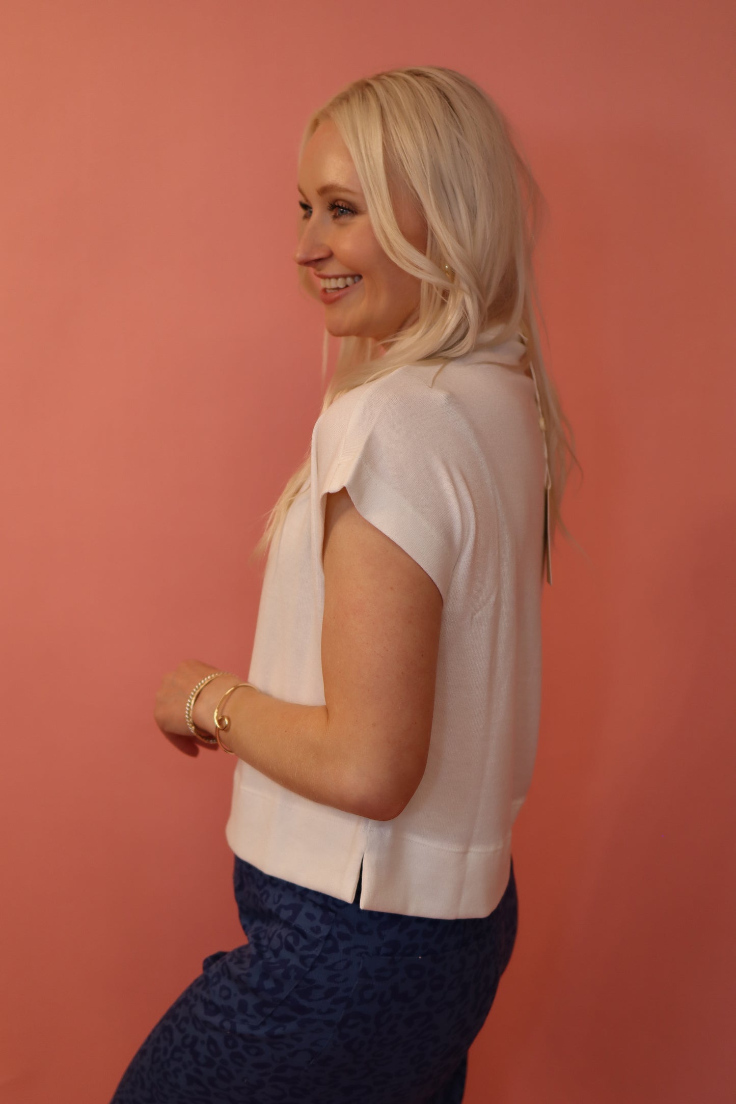 Ollie Mock-neck Top