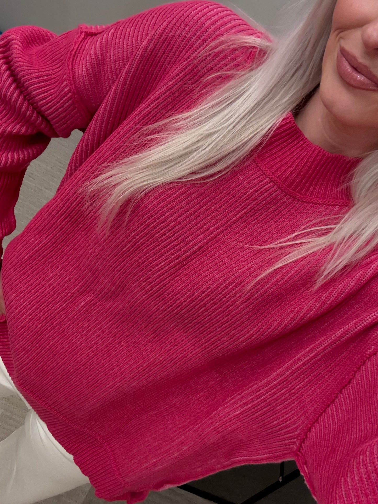 Mellisa Ribbed Round neck Sweater