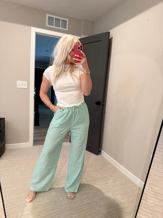 Sadie Seersucker Pant