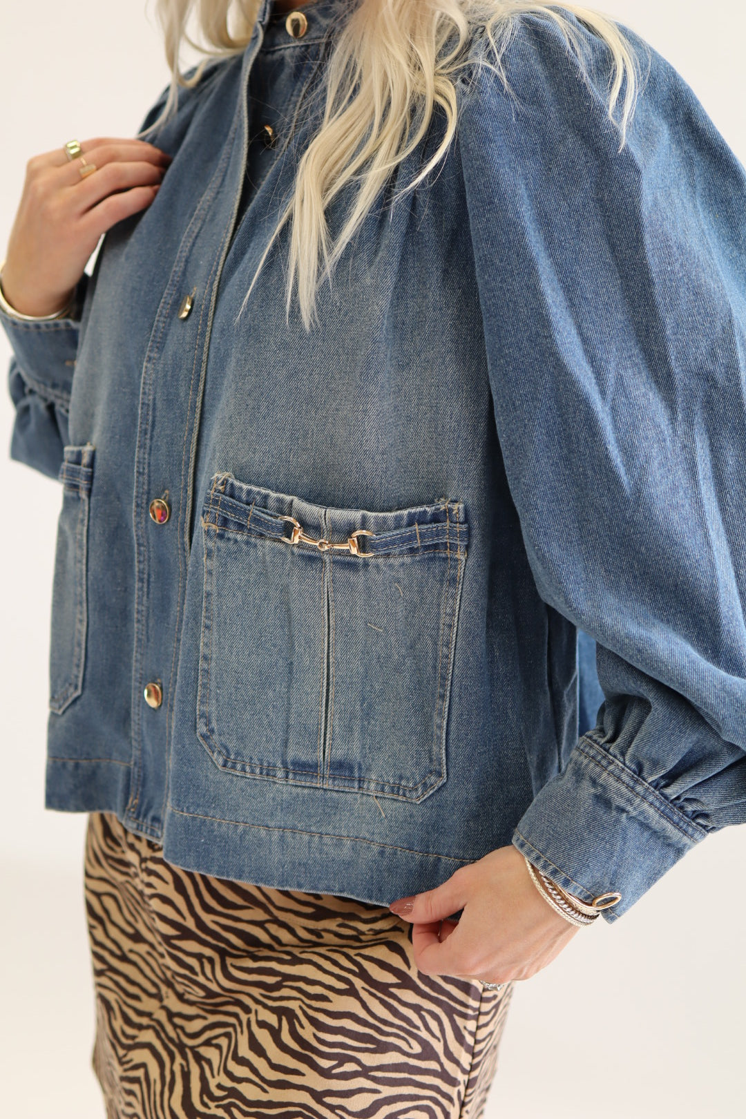 Dillion Denim Horsebit Jacket