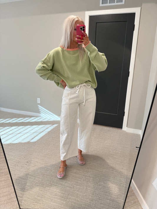 Bradley Braided Barrel Pant