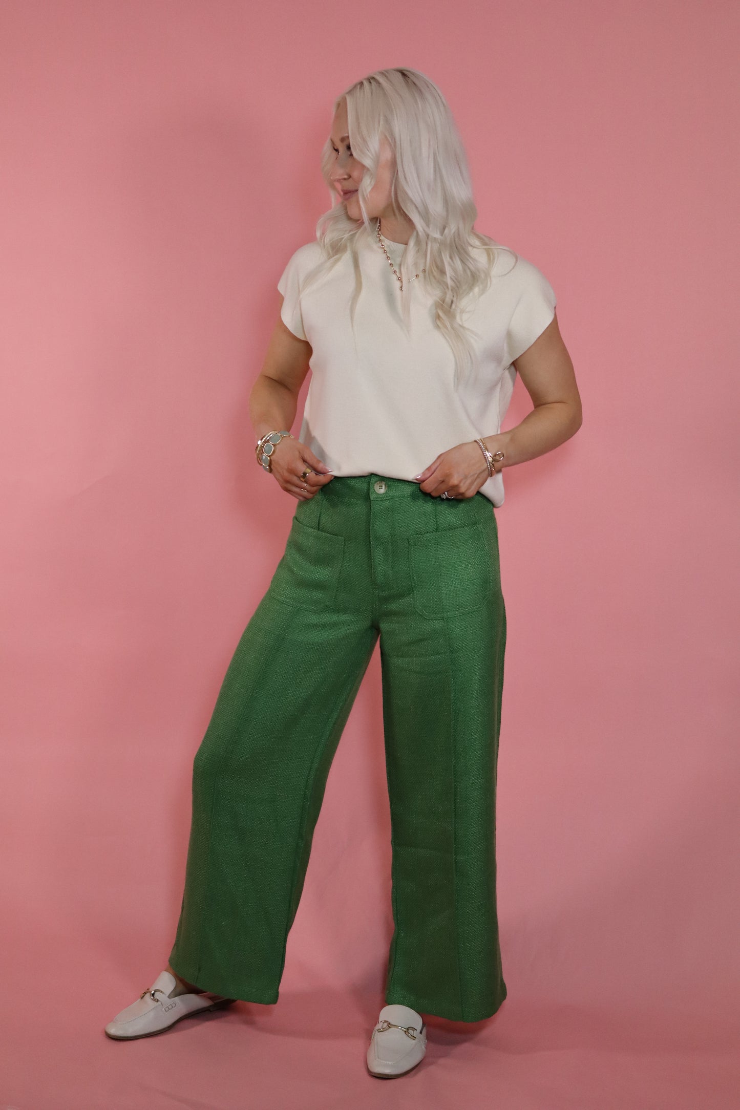 Finley Fern Tweed Pant