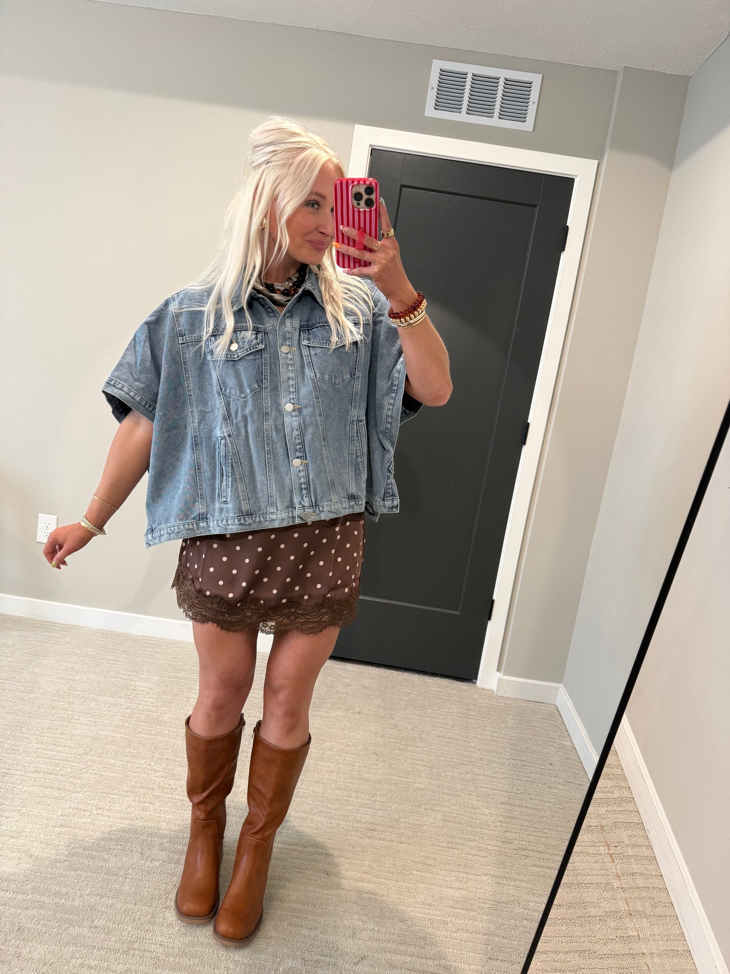 Dally Denim Cape