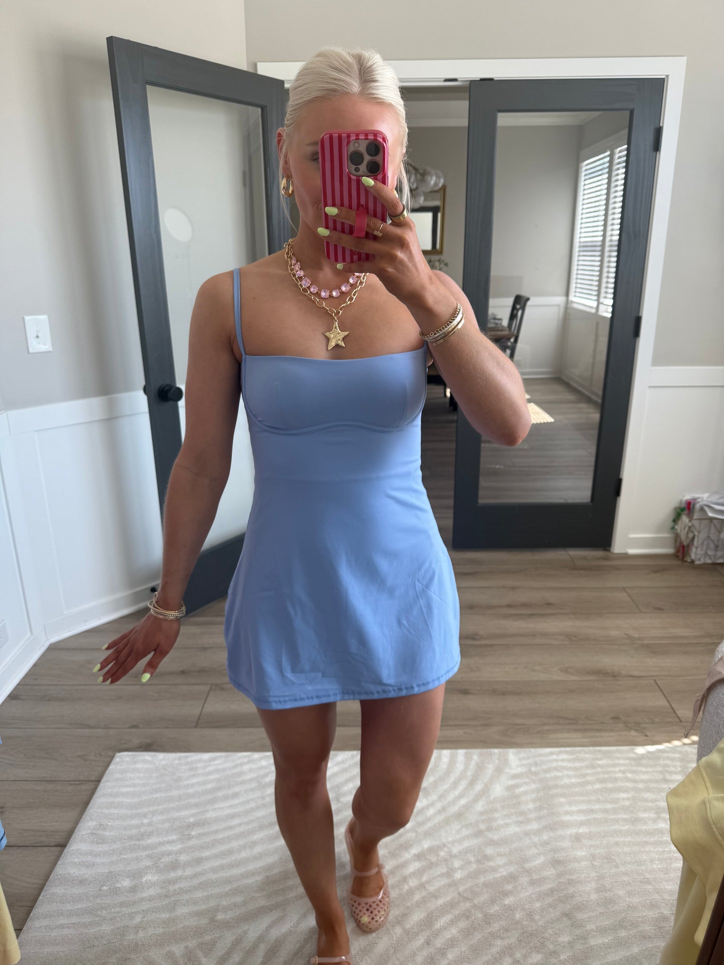 Sweetheart Mini Skort Romper