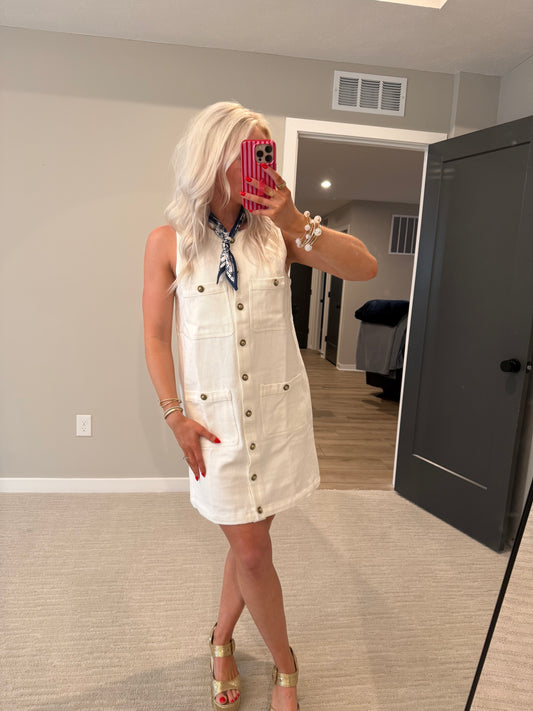 Nautical Nicole Denim Mini