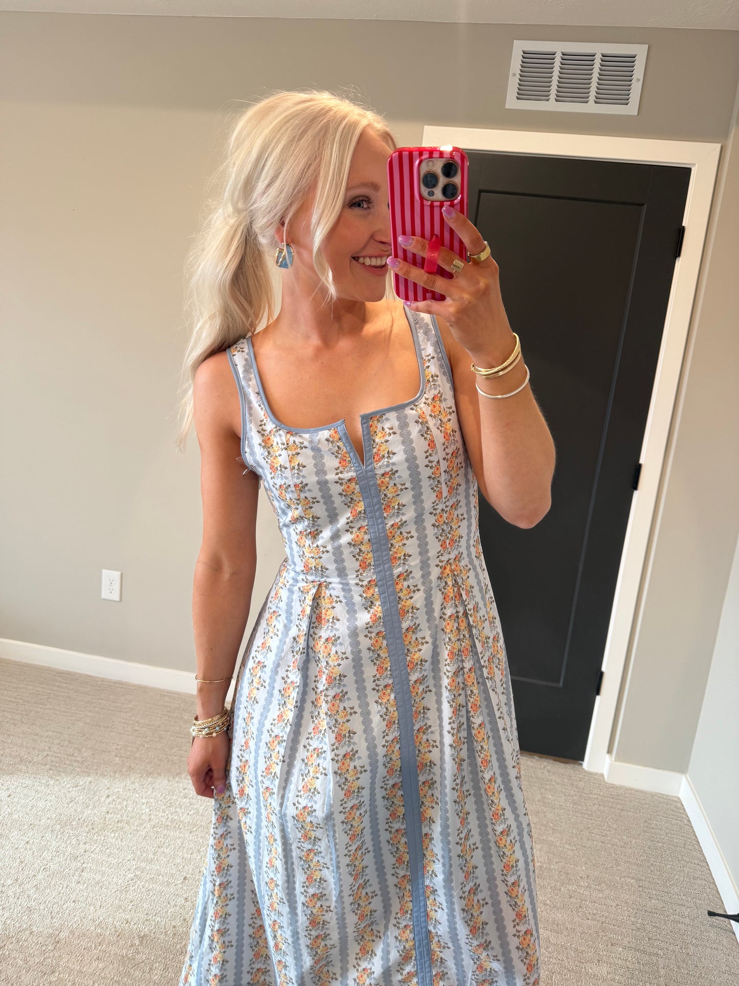 Eloise Lt. Blue Midi