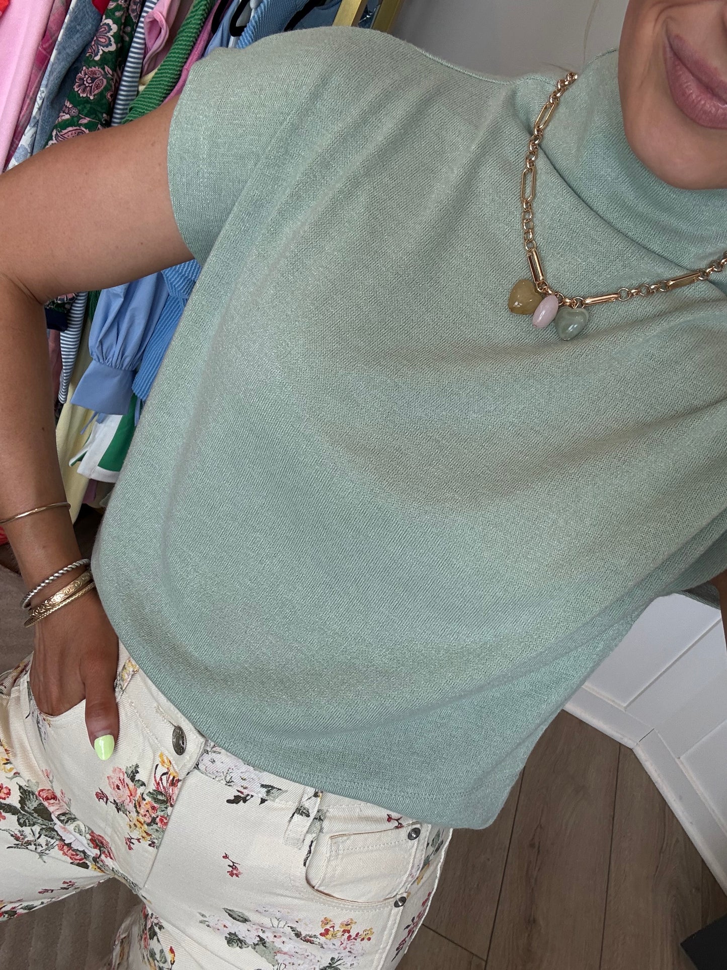Ollie Mock-neck Top