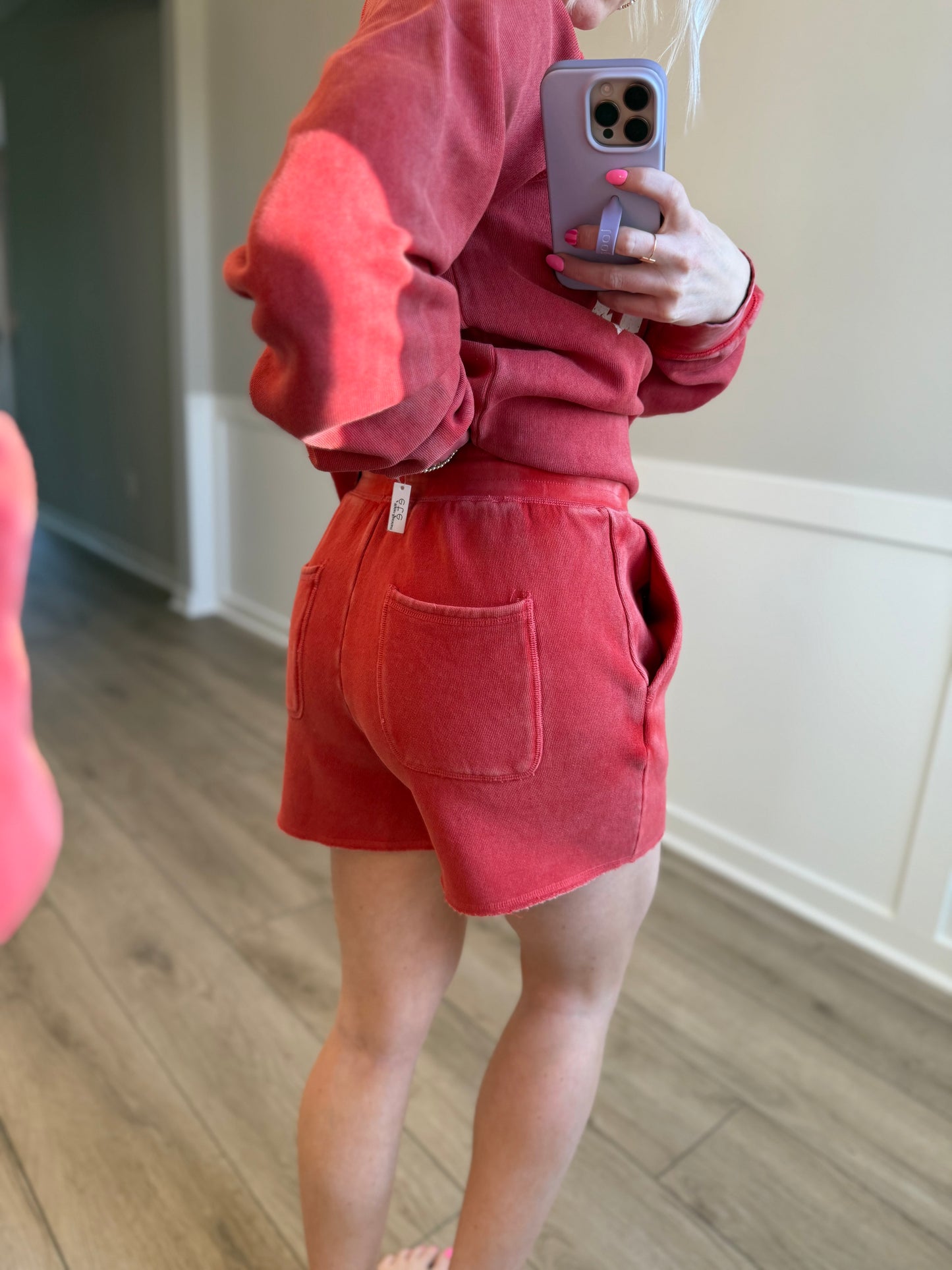 USA Red Short Set