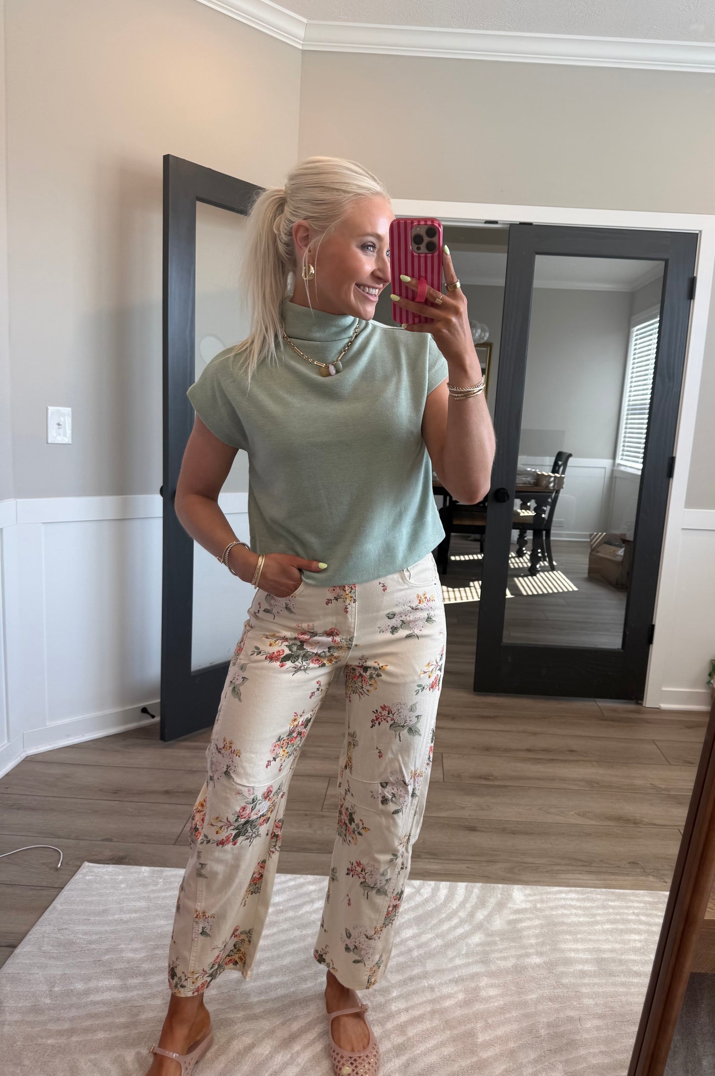 Ollie Mock-neck Top