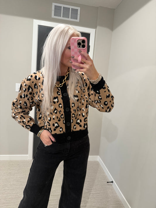 Lola Leopard Cardigan