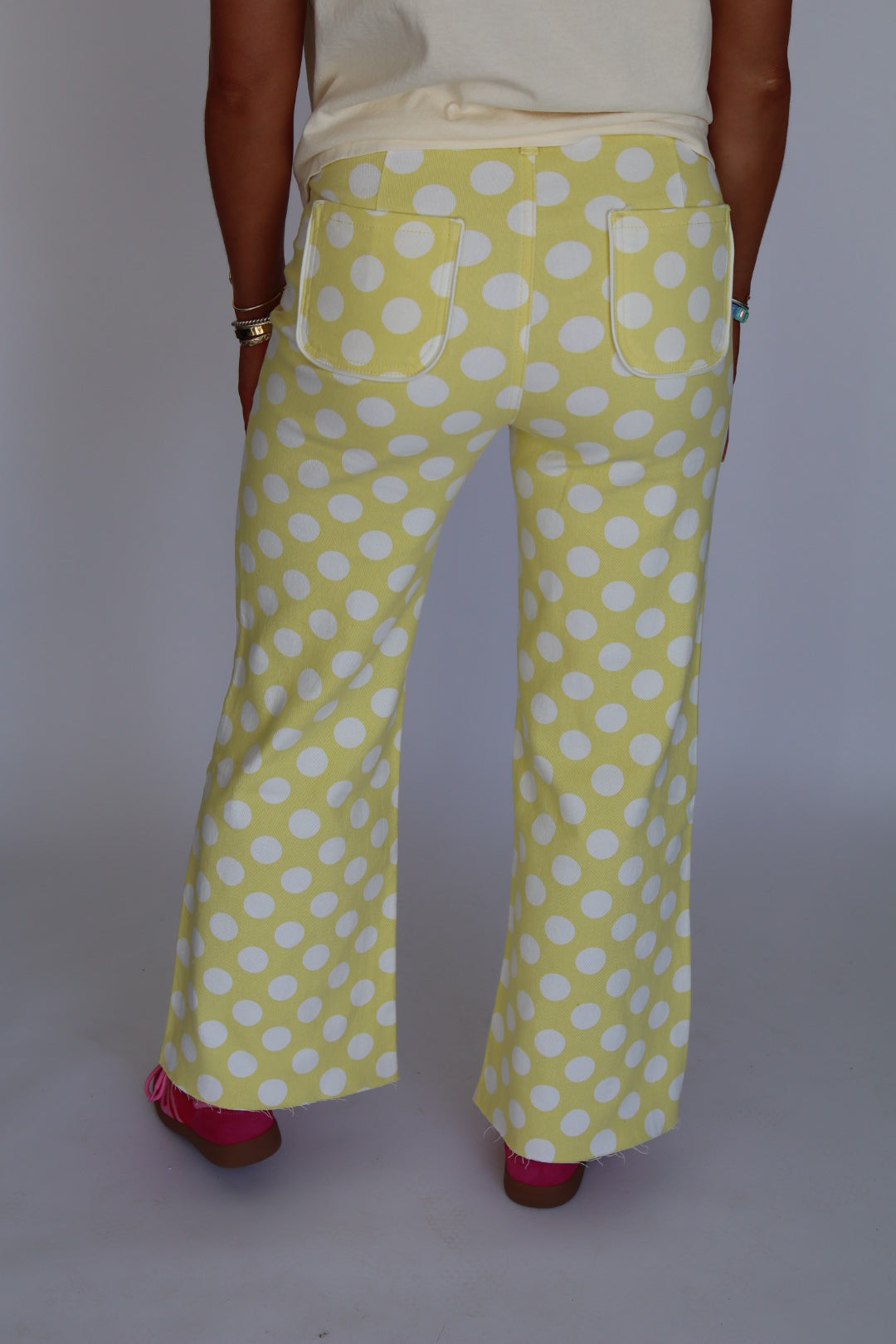 Yellow Polka Dot Pant