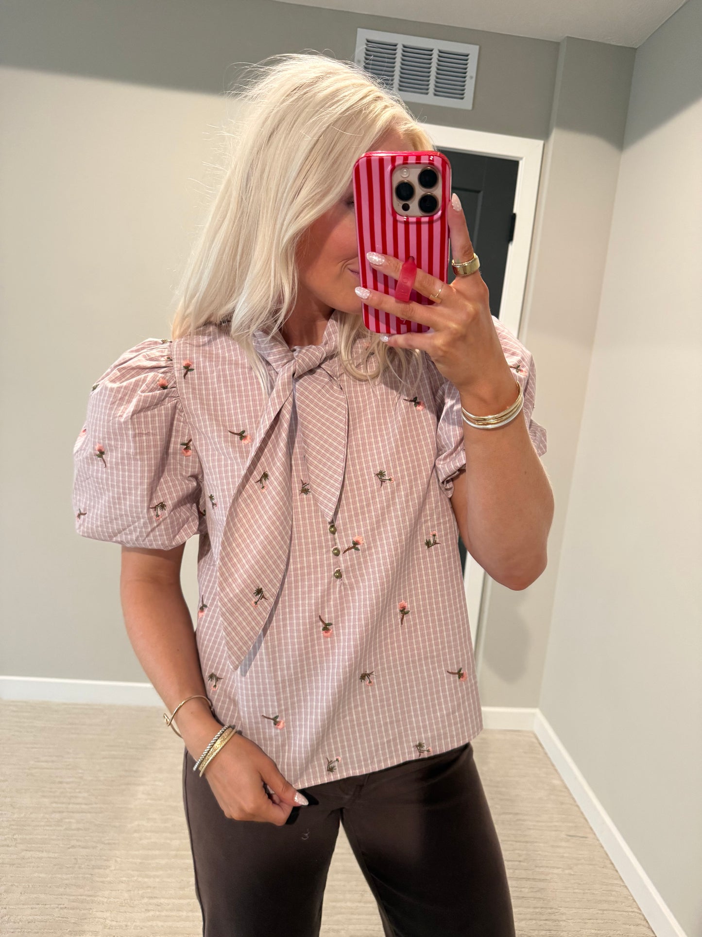 Rosalie Gingham Top