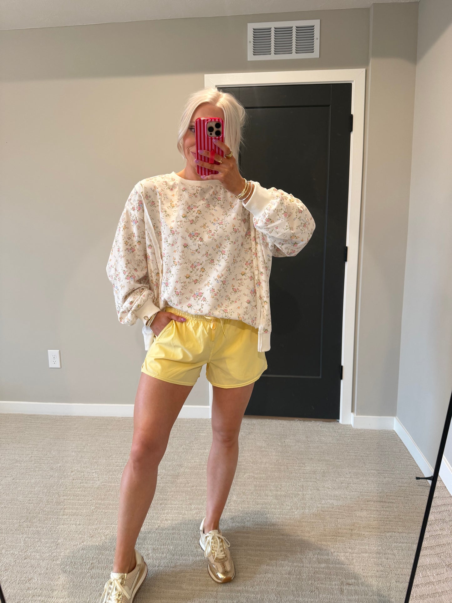 Yellow Glow Finish Line Short