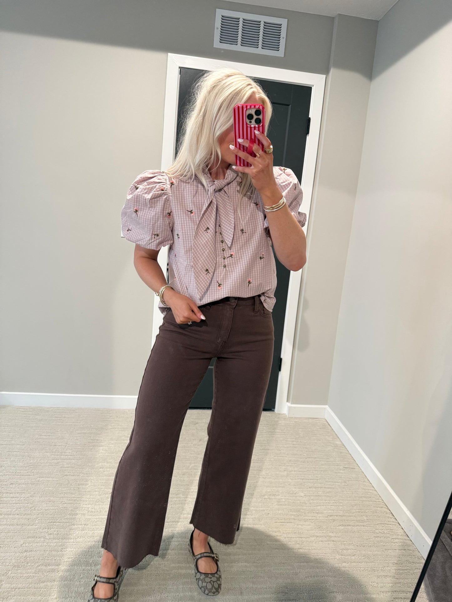 Rosalie Gingham Top