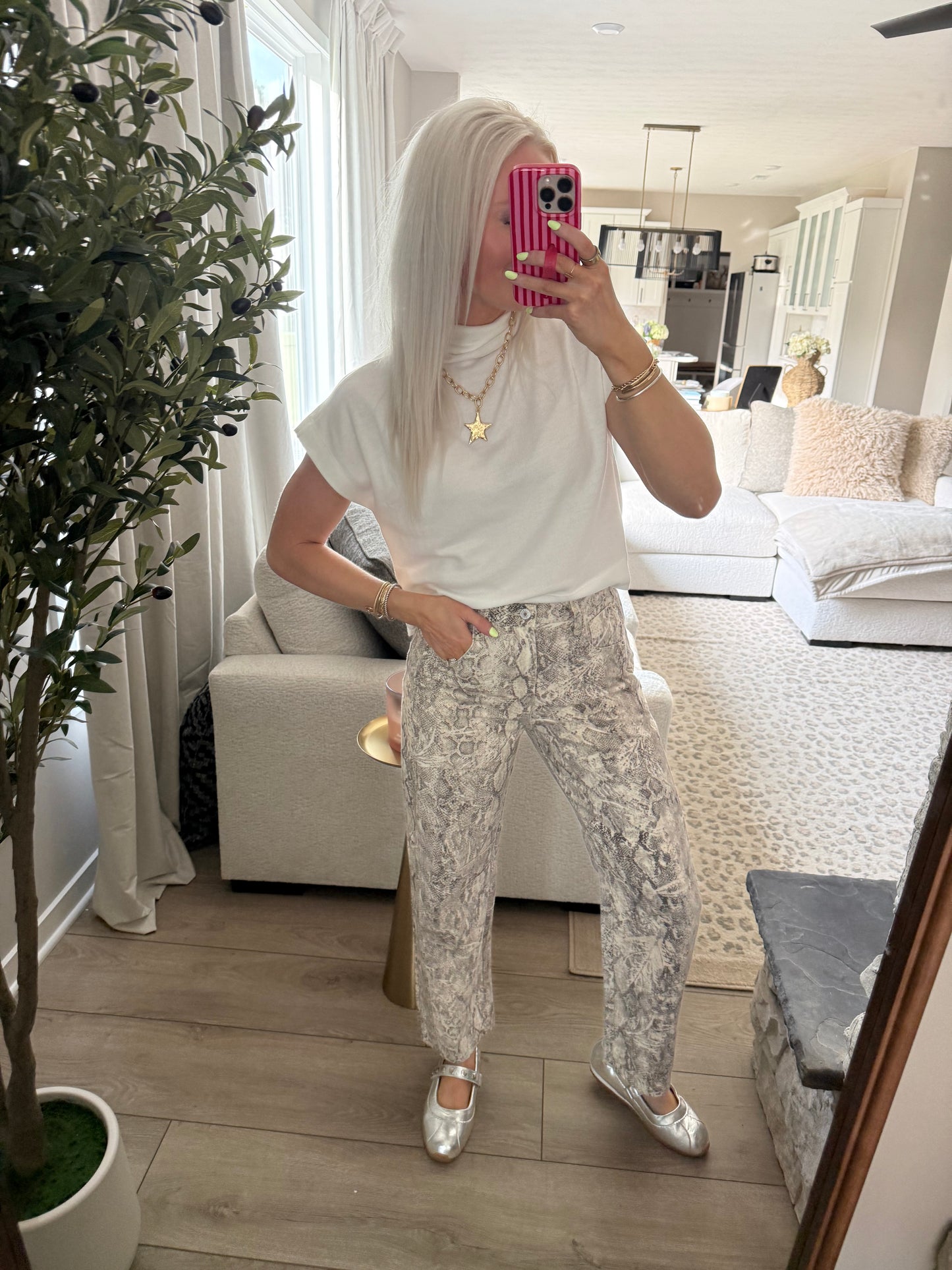 Ollie Mock-neck Top
