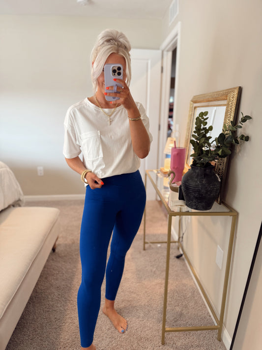 White Pocket Tee