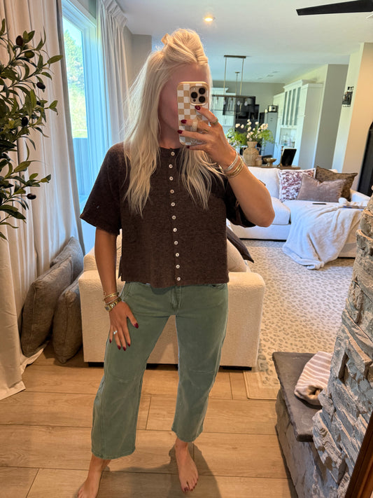 Zoey Sage Utility Pant