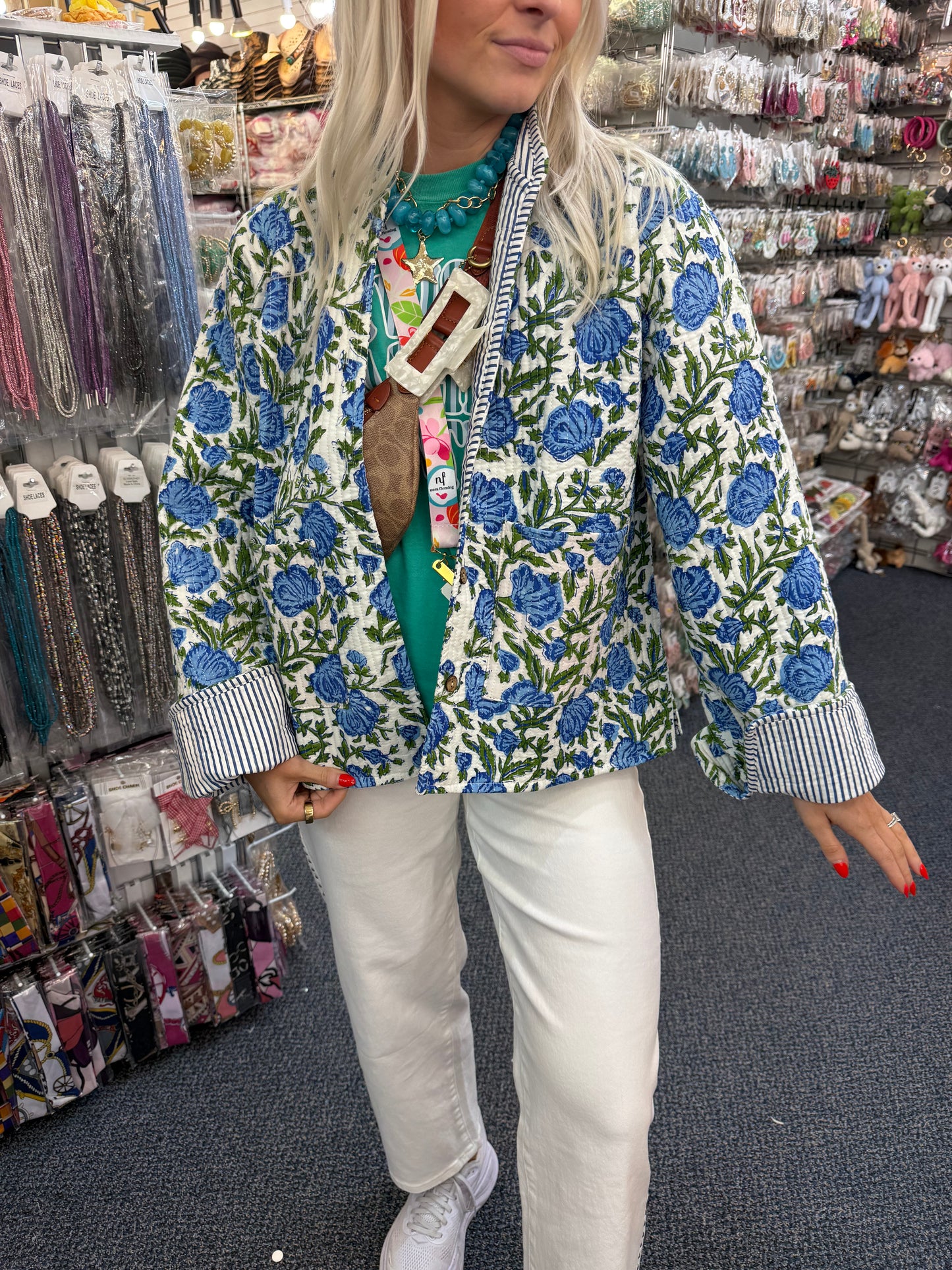 Floral Quilted Jacket