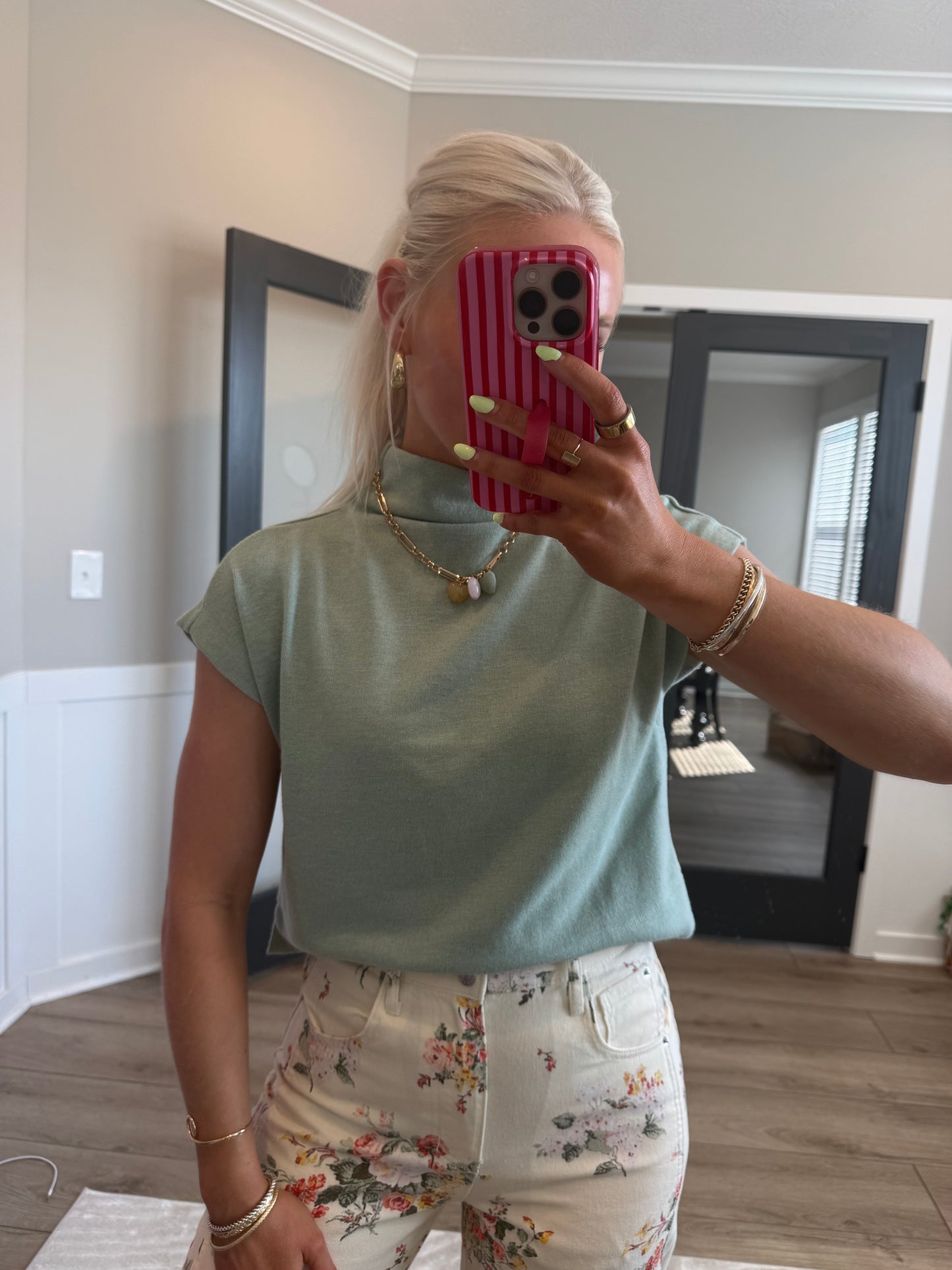 Ollie Mock-neck Top