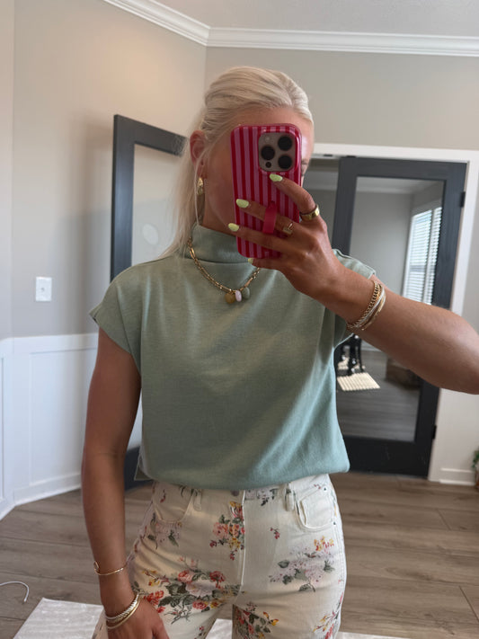 Ollie Mock-neck Top