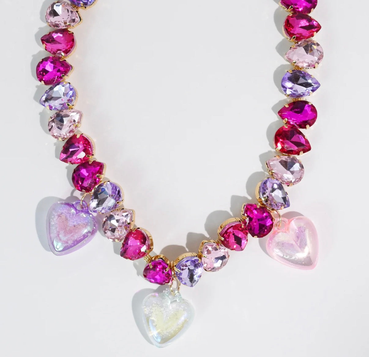 Sweet Romance Gem Necklace