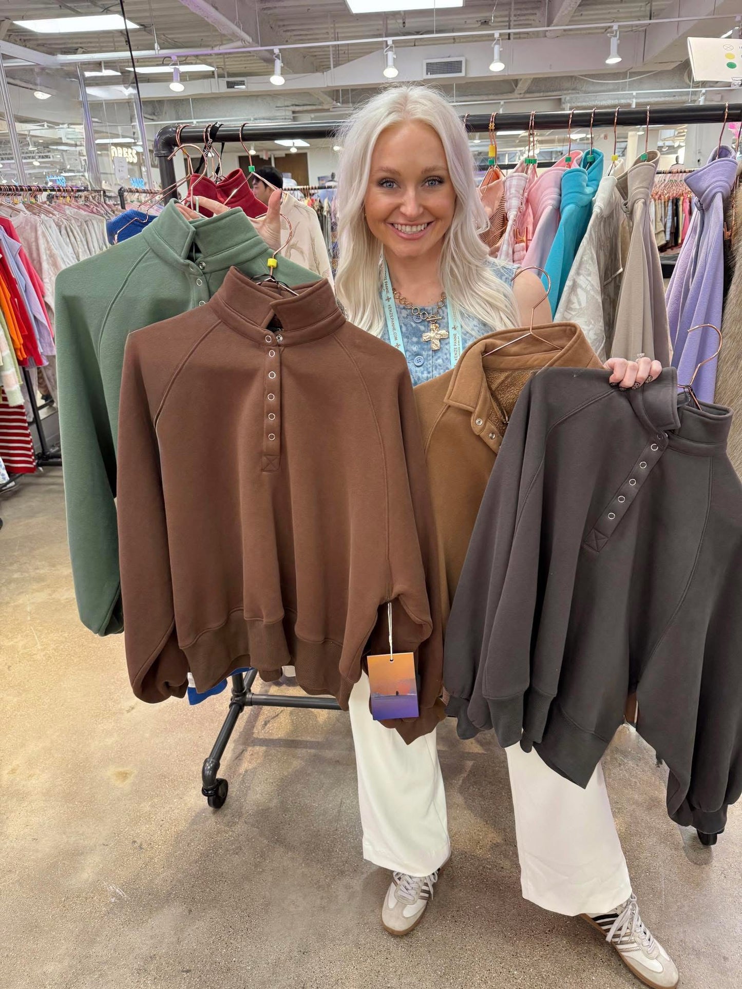 Claire Quarter Button-Up